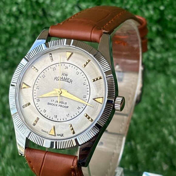 Vintage Roamer Rare - Classic Men's Wrist Watch - New Old Stock Collection - Picture 3 of 7